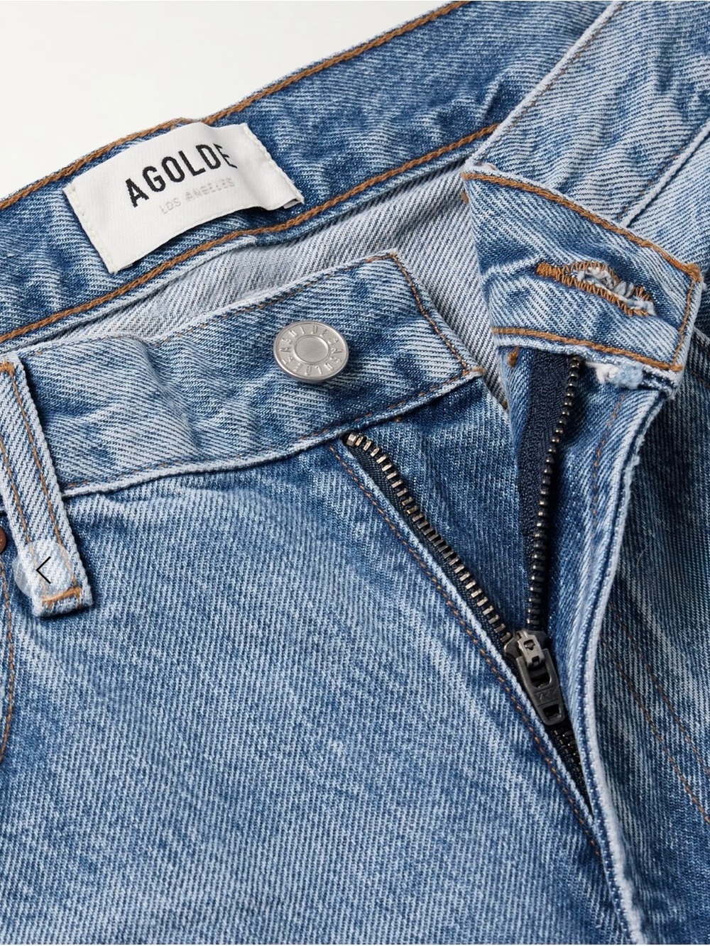 AGOLDE Low Curve Low Slung Relaxed Wide Leg Jeans Force Size 28 - Picture 2 of 6